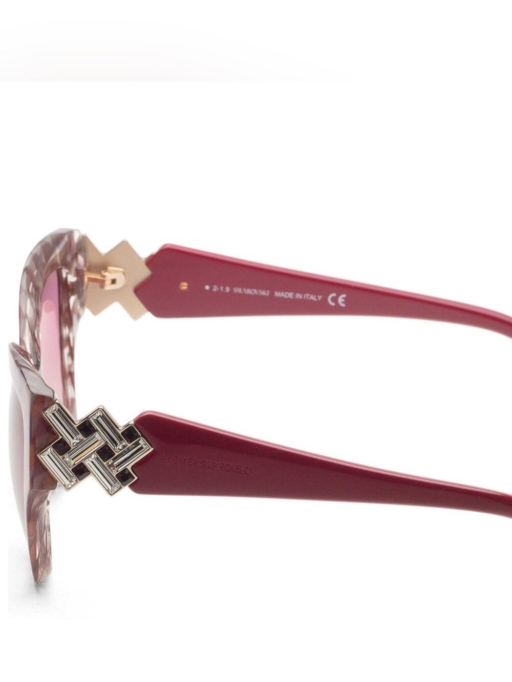 ATELIER SWAROVSKI Purple Sunglasses Limited Edition NWT - Picture 2 of 14